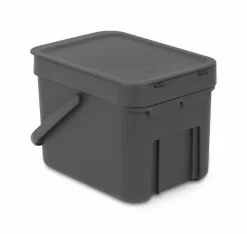 Abfallbehälter Sort&Go 6l Grey