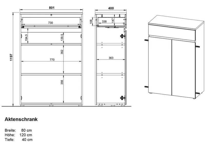 Aktenschrank Baltimore