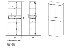 Aktenschrank Mailand
