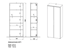 Aktenschrank Mailand