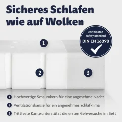 Baby-Kaltschaummatratze Air Classic 70 x 140 cm