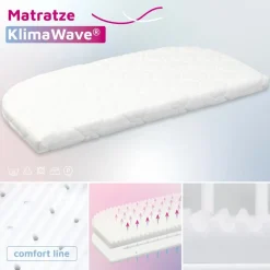 Baby-Kaltschaummatratze Klima Wave 49,5x89 cm