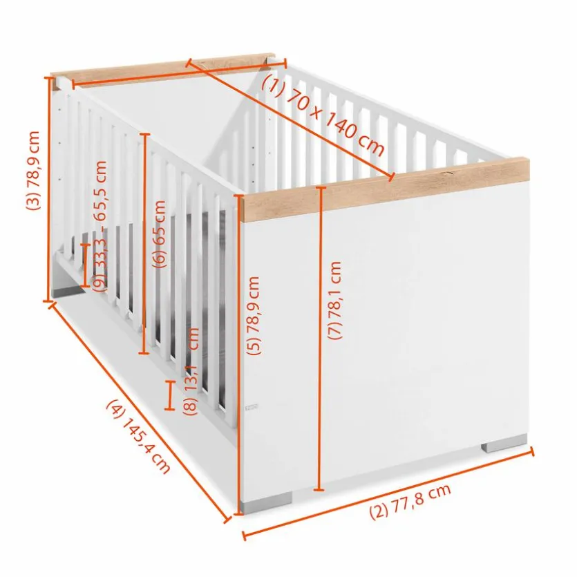Babyzimmer-Set Kira 4tlg.