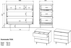 Babyzimmer-Set Tomino 4tlg.