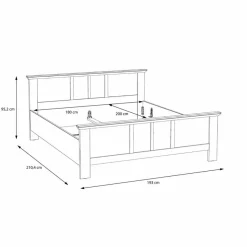 Bett Iloppa SZ 180 x 200 cm