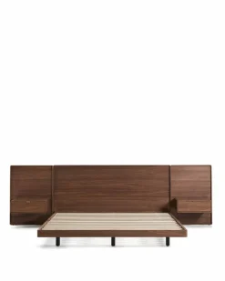 Bett mit Nachttischen Norlen 160 x 200 cm