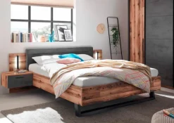 Bett mit Nachttischen Sarnia 180 x 200 cm