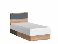 Bett mit Polsterkopfteil Twenty 90 x 200 cm