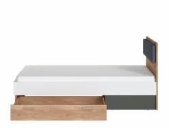 Bett mit Polsterkopfteil Twenty 90 x 200 cm