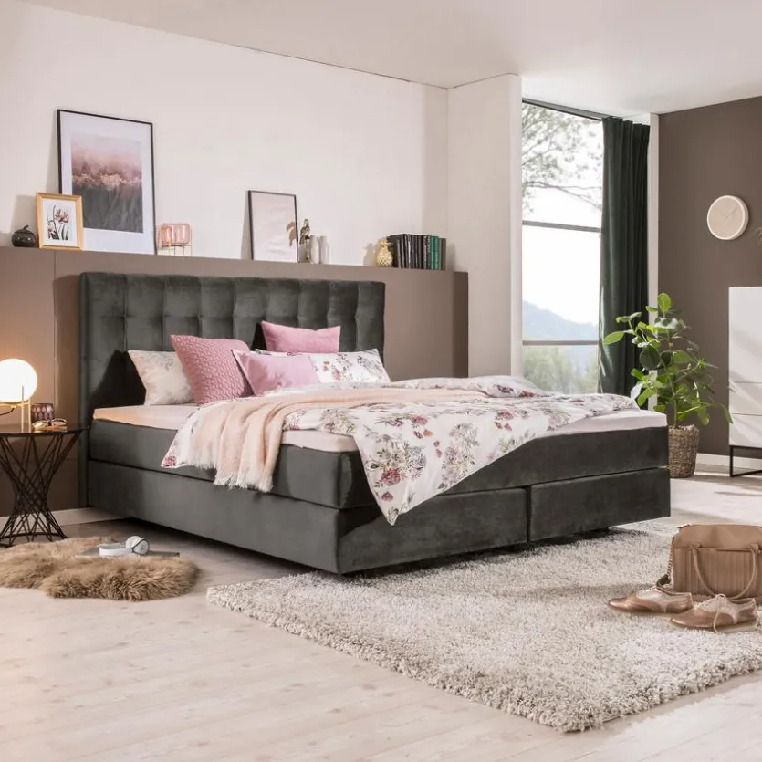 Boxspringbett Lund 200 x 200 cm