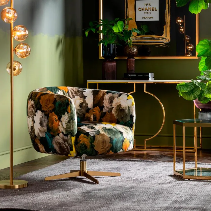 Drehsessel Peony Flower 84685