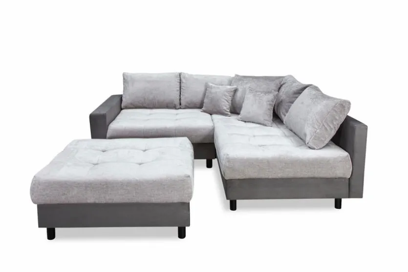 Ecksofa mit Hocker Antonia