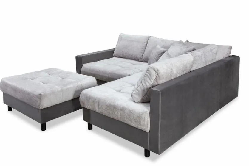 Ecksofa mit Hocker Antonia