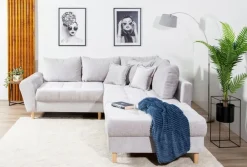 Ecksofa mit Hocker Rice