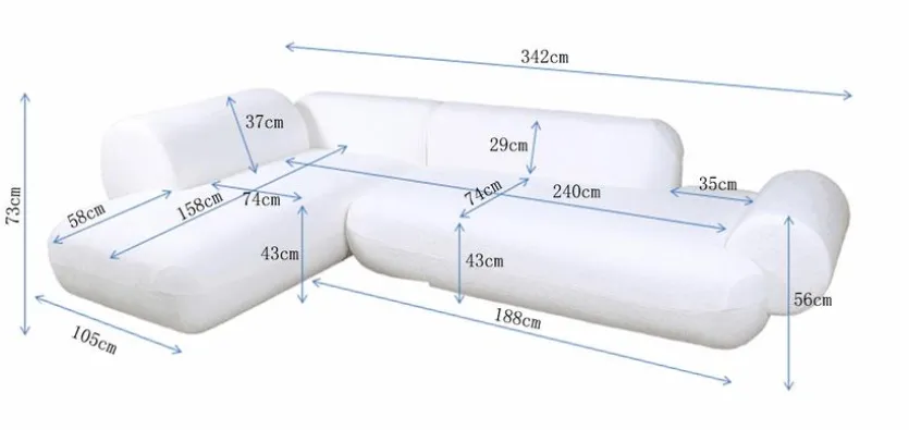 Ecksofa Soft Edge 70860