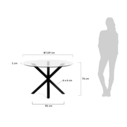 Esstisch Arya Ø 119 cm