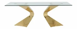 Esstisch Gloria Gold 200 x 100 cm