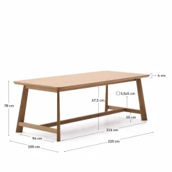 Esstisch Idun 220 x 100 cm