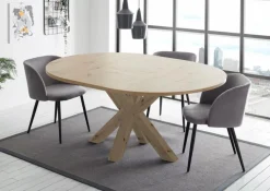 Esstisch mit Auszug Big System Ø 130/ 170 cm