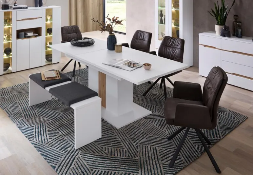 Esstisch mit Auszug Memphis 160/210 x 90 cm