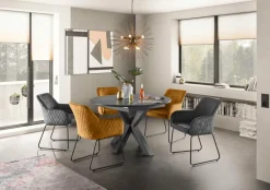 Esstisch mit Auszug New Atlanta Ø 130/170x81cm