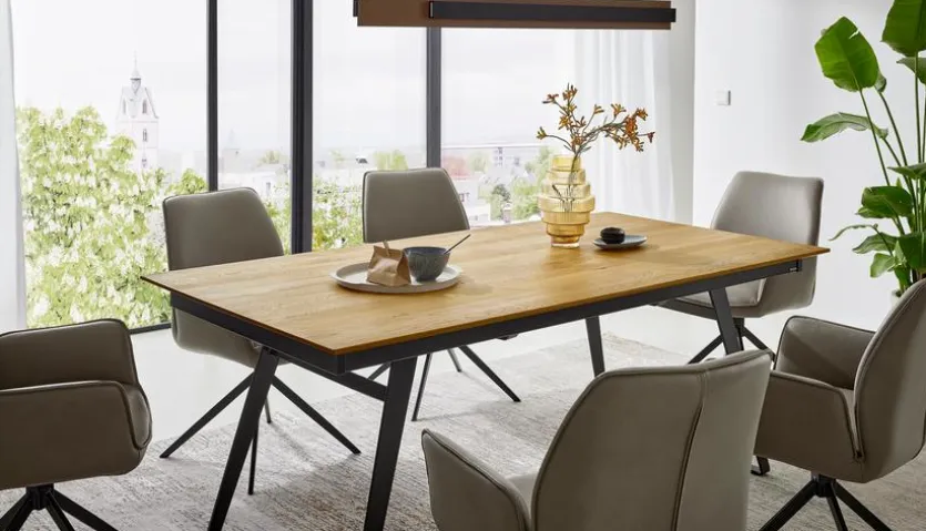 Esstisch mit Auszug Tiama 200/300 x 100/150 cm