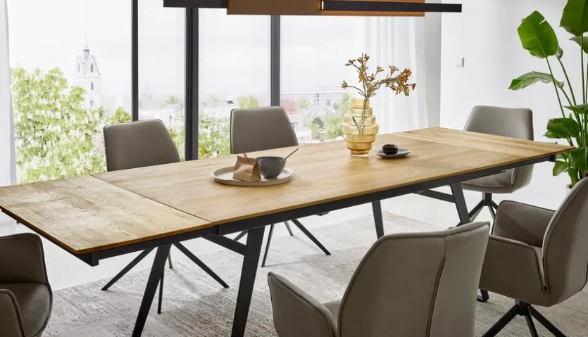 Esstisch mit Auszug Tiama 200/300 x 100/150 cm