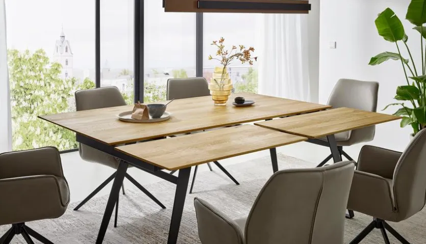 Esstisch mit Auszug Tiama 200/300 x 100/150 cm