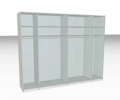 Falt-/Drehtürenschrank Ohio 300 x 236 cm