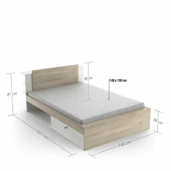 Funktionsbett Life 140x200 cm