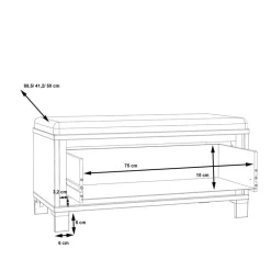 Garderobenbank Farida