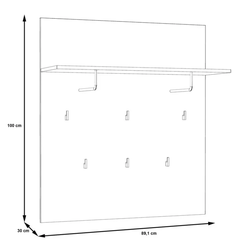 Garderobenpaneel Farida