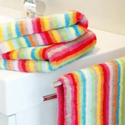 Handtuch Streifen 50 x 100 cm