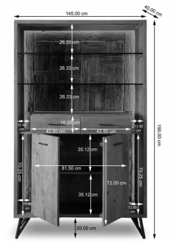 Highboard Hudson 2174