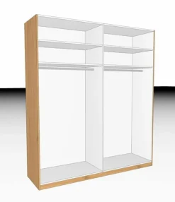 Kleiderschrank Comfort-V 200 x 229 cm