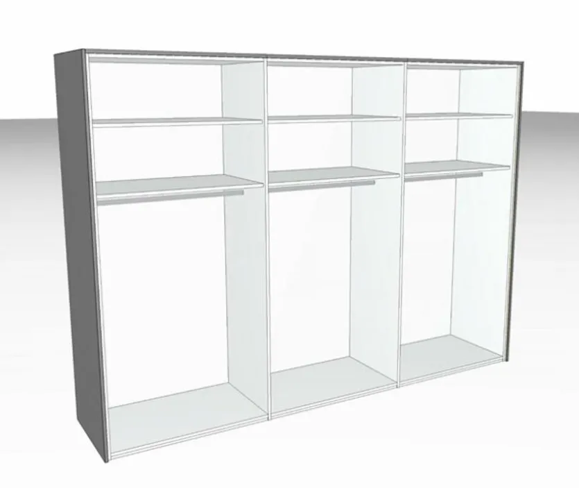 Kleiderschrank Cozy 302 x 220 cm
