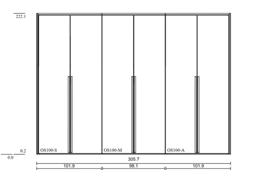 Kleiderschrank Cozy 302 x 220 cm