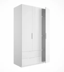 Kleiderschrank Espresso 122 x 200 cm