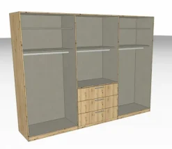 Kleiderschrank Henderson 301 x 223 cm