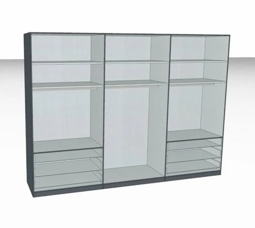 Kleiderschrank Loft 300 x 216 cm