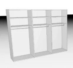 Kleiderschrank Lousada 300 x 235 cm