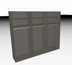 Kleiderschrank Lousada 302 x 260 cm
