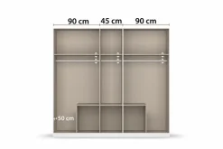Kleiderschrank Mainz 226 x 210 cm