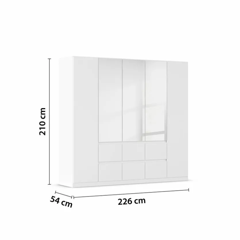 Kleiderschrank Mainz 226 x 210 cm