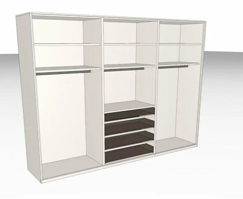 Kleiderschrank Marlow-S 318 x 235 cm