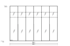 Kleiderschrank San Diego 300 x 216 cm