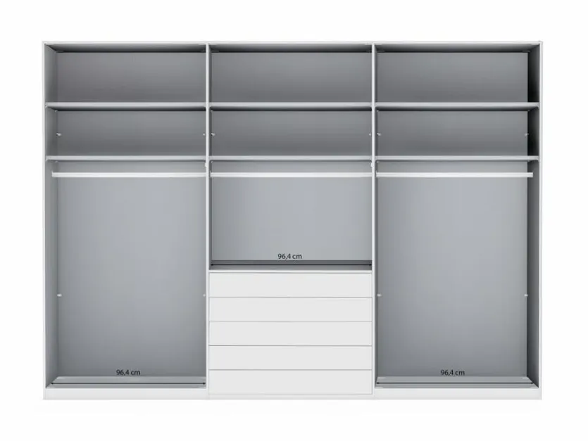 Kleiderschrank Shanghai 3 300 x 236 cm