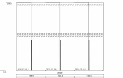 Kleiderschrank Terni 304 x 239 cm