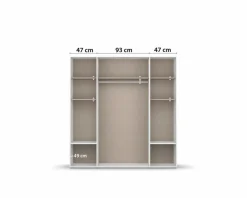 Kleiderschrank Voyager 187 x 194 cm