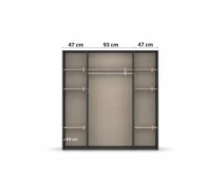 Kleiderschrank Voyager 187 x 194 cm